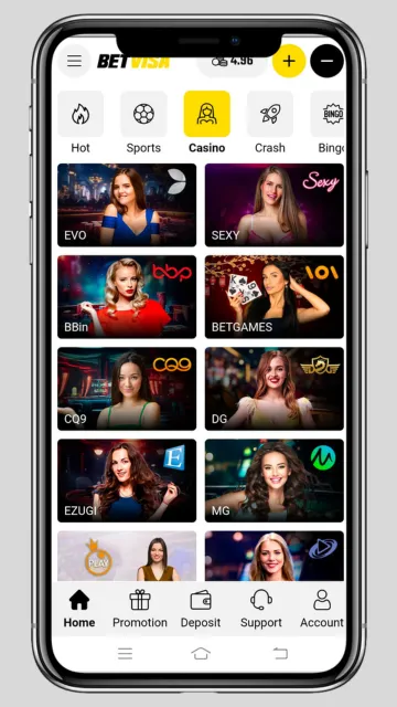 Betvisa download iOS